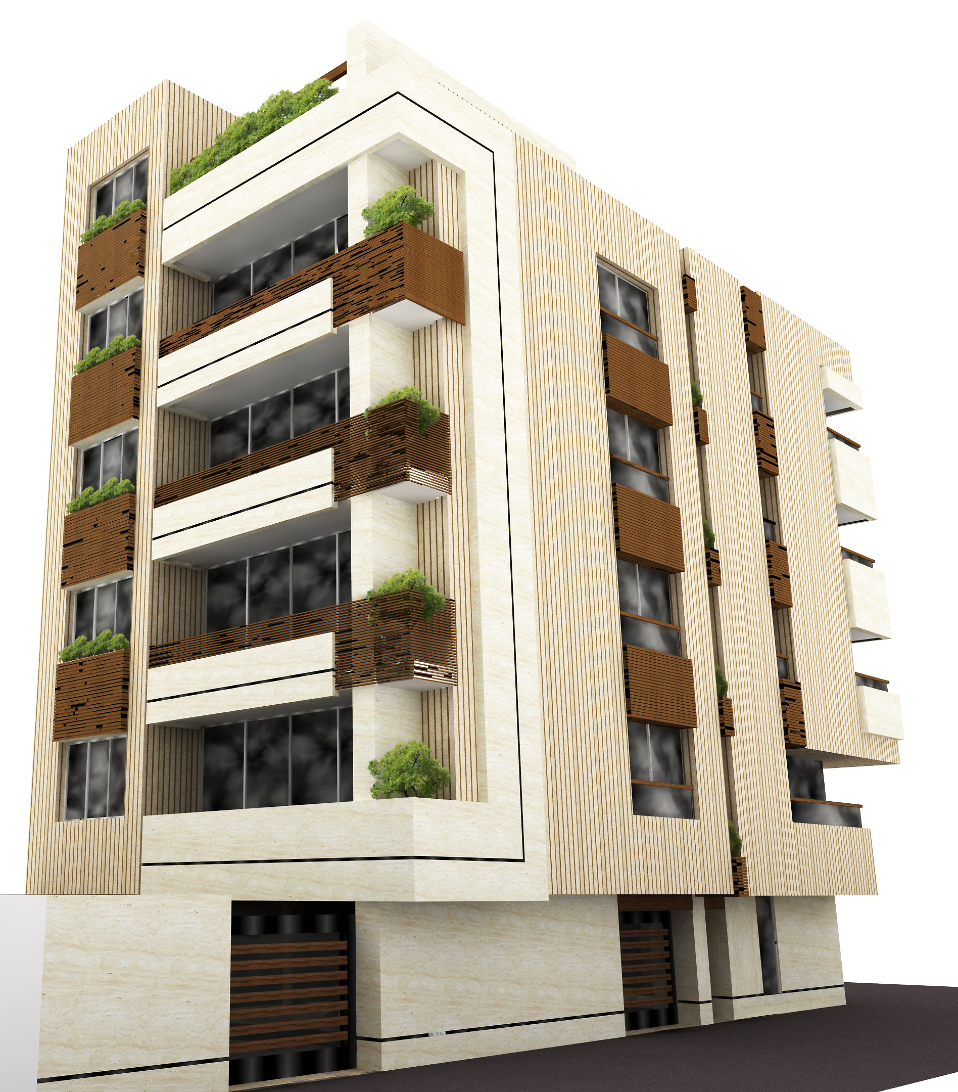 انواع مختلف نمای ساختمان در ایران